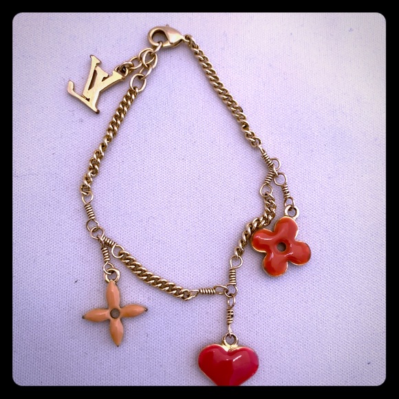 Louis Vuitton, Jewelry, Louis Vuitton Heart Bracelet